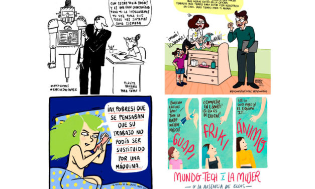 Cuatro humoristas gráficas colaboran con la campaña de sensibilización #14puntos de la fundación Cotec
