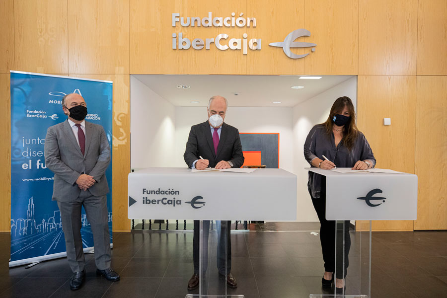 Fundación Ibercaja y Mobility City apoyan la creación de un Hub de Drones en Aragón