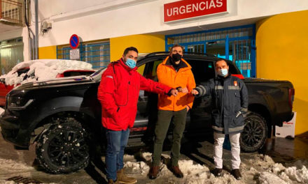 Ford España y el piloto Rubén Gracia: movilidad solidaria frente al temporal de nieve Filomena
