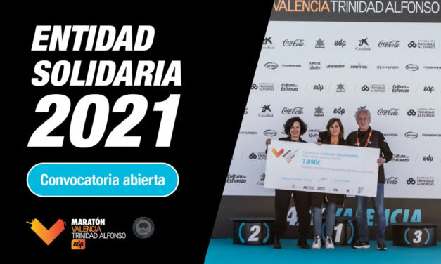 Abierto el plazo para presentarse a entidad solidaria del Maratón Valencia 2021