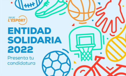 El Dia de l’Esport busca entidad solidaria para la edición de 2022