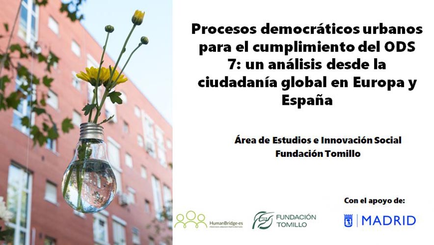 La Fundación Tomillo analiza las prácticas urbanas participativas y sostenibles en su nuevo estudio