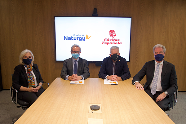 Fundación Naturgy y Cáritas renuevan su colaboración en materia energética para ampliar las más de 17.000 personas atendidas desde 2017