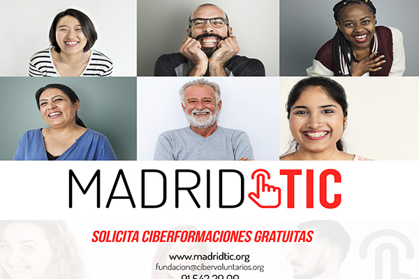 La Fundación Cibervoluntarios pone en marcha la II edición de Madrid TIC, para ofrecer formación gratuita y mitigar la brecha digital