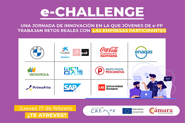 Fundación Créate lanza la II edición de e-Challenge para alumnos de FP