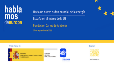 «Hacia un nuevo orden mundial de la energía» en la Fundación Carlos de Amberes