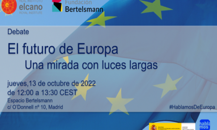 «El futuro de Europa. Una mirada con luces largas» en Fundación Bertelsmann