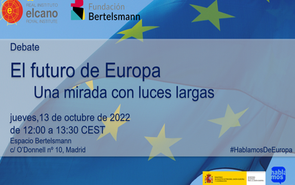 «El futuro de Europa. Una mirada con luces largas» en Fundación Bertelsmann
