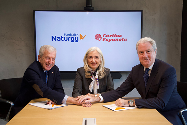 Fundación Naturgy y Cáritas renuevan su acuerdo, con 31.000 beneficiarios en 5 años