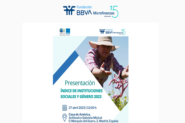 Fundación Microfinanzas BBVA presenta el índice de Instituciones Sociales y Género 2023