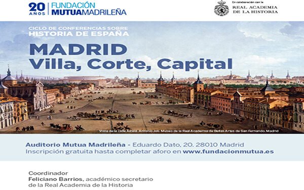 Fundación Mutua Madrileña programa este mes tres conferencias sobre Historia de España