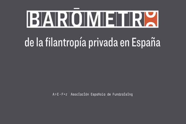 Primer ‘Barómetro de la filantropía privada en España’ de la Asociación Española de Fundraising