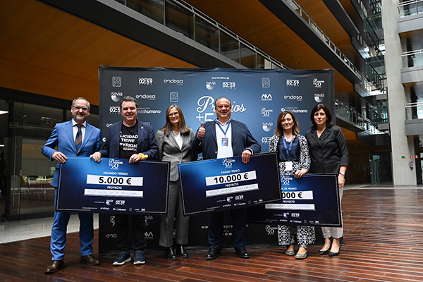 Fundación ENDESA: Proyectos de salud, tecnología e innovación social se alzan con los V Premios +50 Emprende