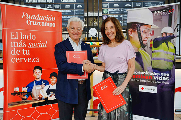 Fundación Cruzcampo renueva su colaboración con Cruz Roja para formar a jóvenes desempleados