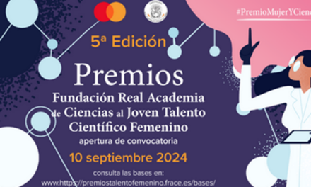 La Fundación Real Academia de Ciencias de España y Mastercard anuncian la V edición de los Premios al Joven Talento Científico Femenino