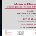 El ex presidente polaco Aleksander Kwaśniewski y Javier Solana debatirán sobre el futuro de Europa en la Carlos de Amberes