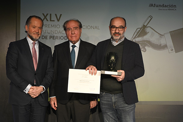 Alberto Olmos, premio Julio Camba de Afundación