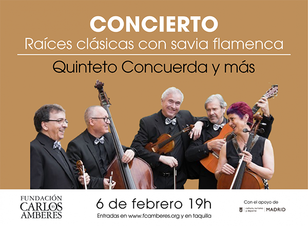 Quinteto Concuerda y más en la Fundación Carlos de Amberes