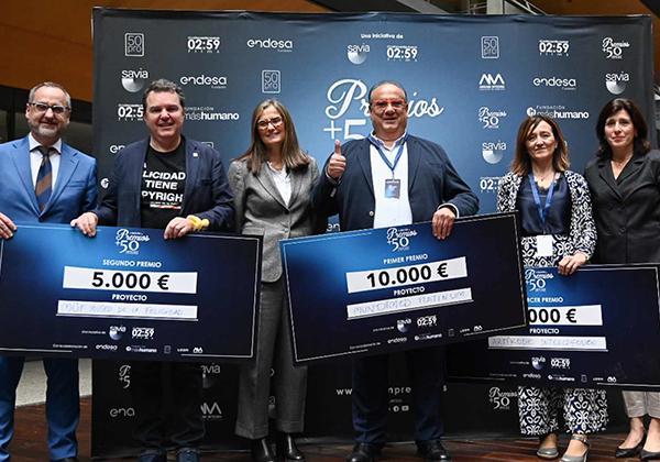 Más de 480 participantes y 12 finalistas en la VI edición de los Premios +50 Emprende de Fundación Endesa