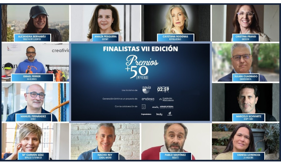 VII edición de los Premios +50 Emprende de Fundación Endesa: 630 participantes y más de 200 proyectos de emprendimiento sénior