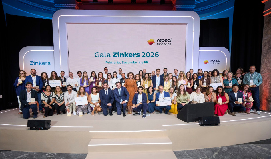 Fundación Repsol reconoce los centros educativos más innovadores de España en transición energética en los Premios Zinkers 2026